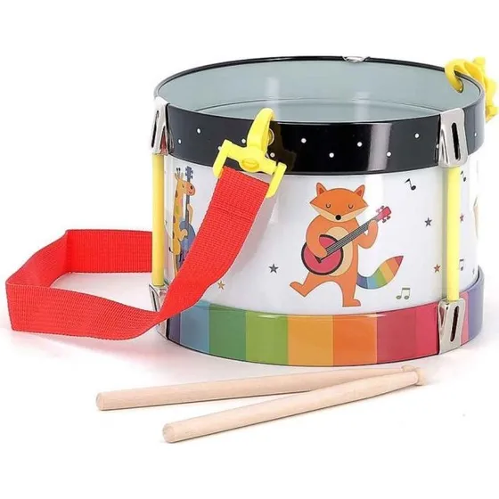 Vilac Rainbow Metal-tromme med Andy Westface-design