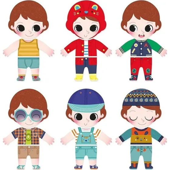 Vilac Træpuslespil – Klæd Sacha På