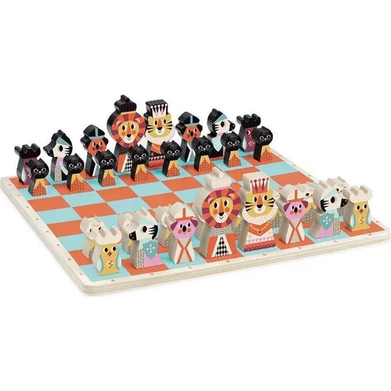 Vilac Mit første skakspil i træ, 30 x 30 cm
