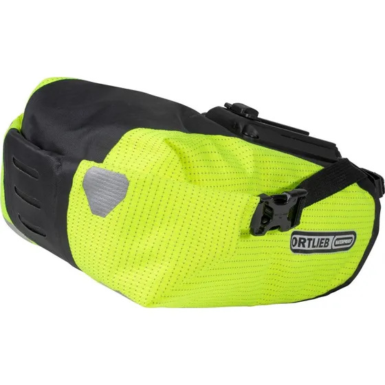 Ortlieb Hi-Vis Sadeltaske 4,1 L – Neon gul/sort