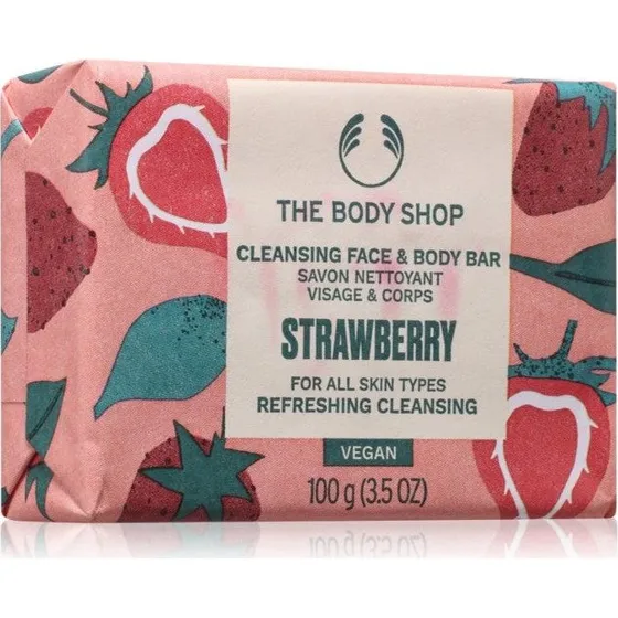 The Body Shop Jordbær Fast Sæbe 100 g