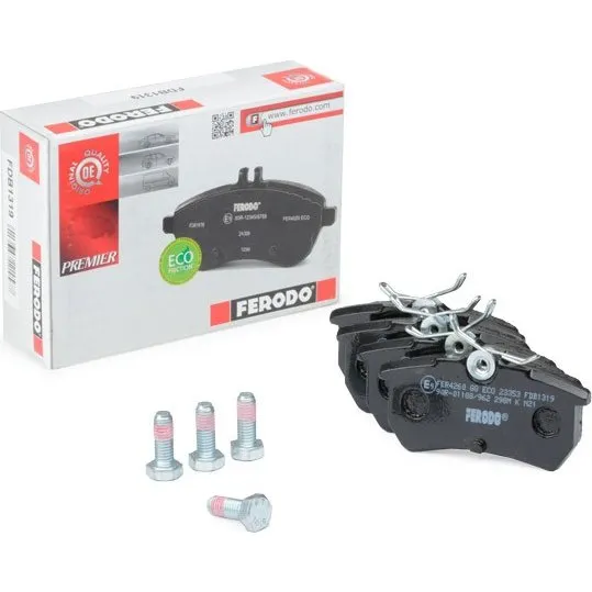 FERODO FDB1319 Bremseklodser til Ford Fiesta & Focus