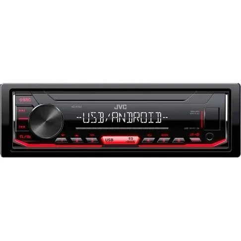 JVC KD-X162 Bilradio - 1 DIN, 200W, Sort