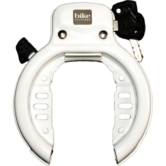 YWS ringlås, forsikringsgodkendt – hvid