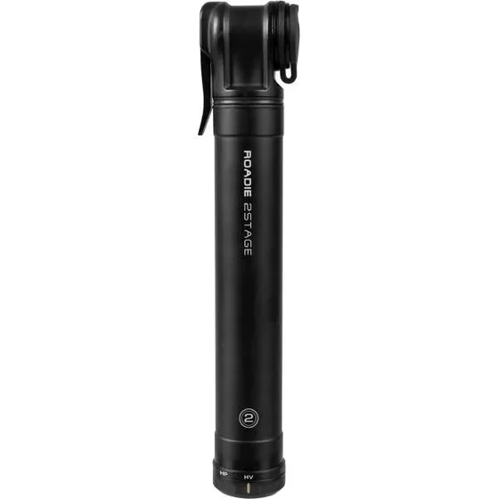Topeak Roadie 2Stage minipumpe – sort (160 psi)