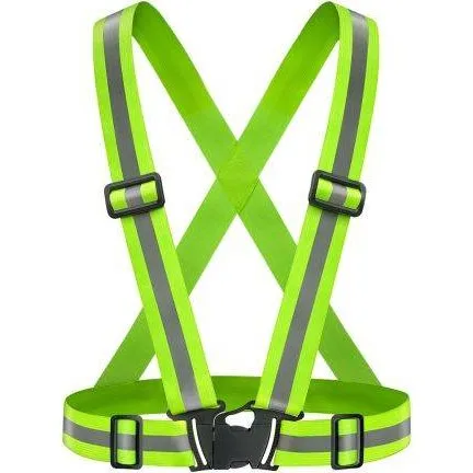 AGK Nordic Triathlon Reflekssele-vest, elastisk, limegul