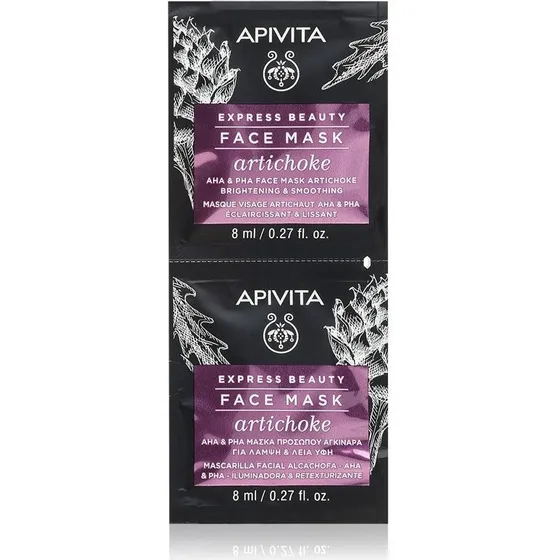Apivita Express Beauty Artiskok ansigtsmaske med AHA 2x8 ml