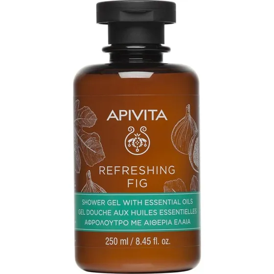 Apivita Forfriskende Fig Shower Gel med æteriske olier 250ml