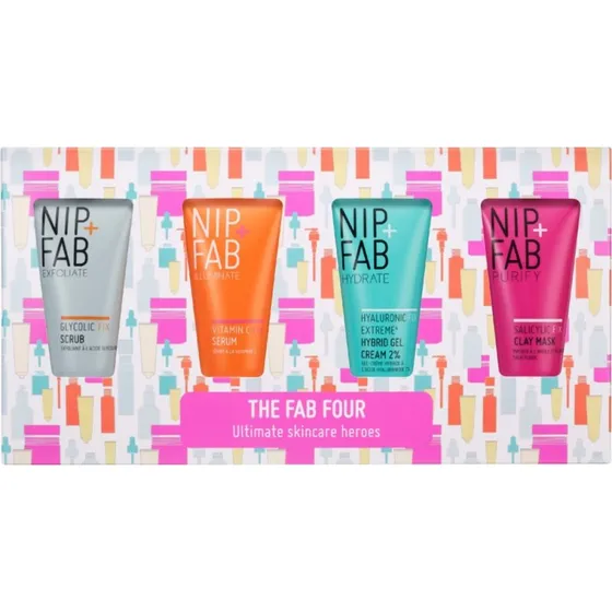 NIP+FAB The Fab Four Best Sellers Ansigtspleje Mix Sæt 4x20 ml