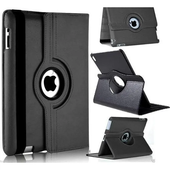 iPad 5./6. gen & Air 2 - Roterbart 360° Etui - Sort