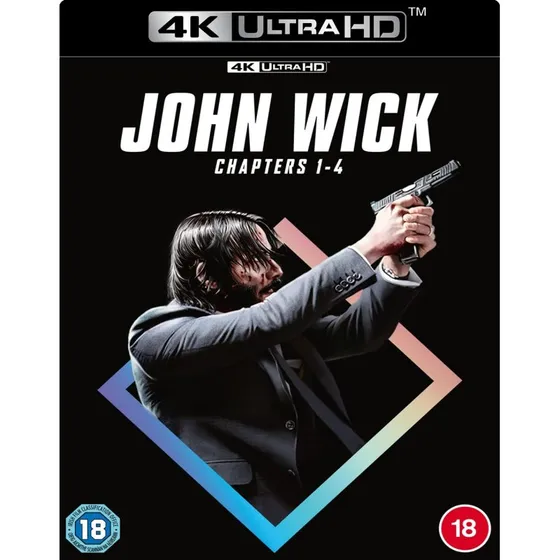 John Wick: Chapters 1-4 4K UHD Boxset