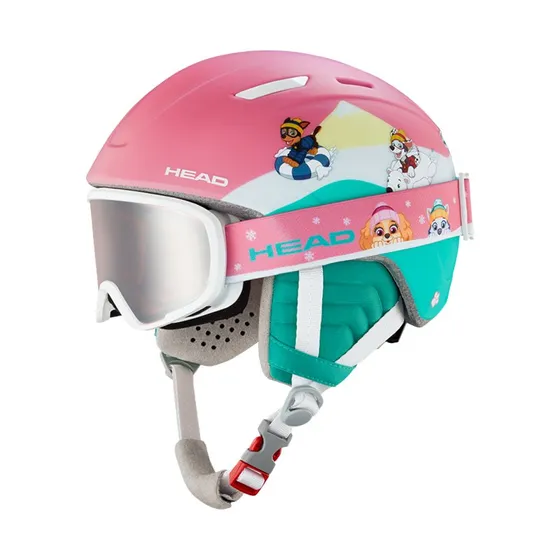 HEAD PAW Patrol junior skihjelm- og skibrillesæt