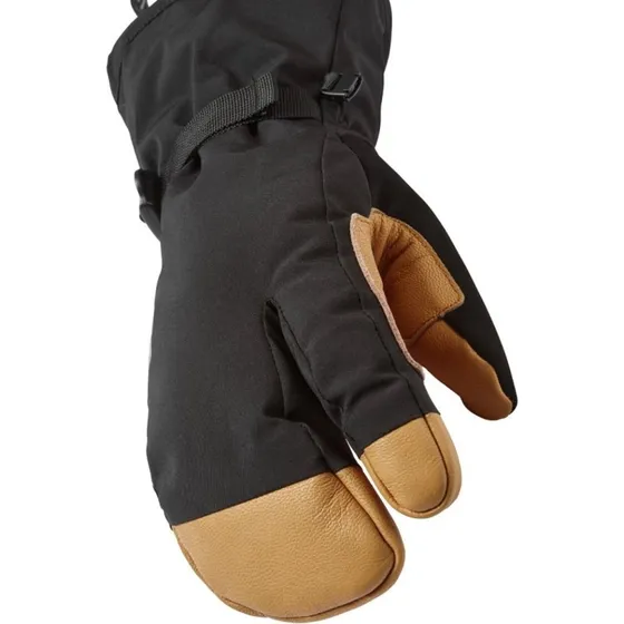 Sealskinz Congham 3-finger handsker - Sort - Str. S