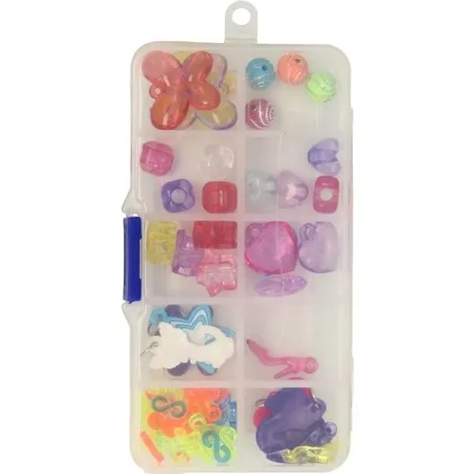 Loom Band Accessories Kit med 55 vedhæng