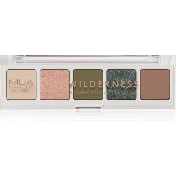 MUA Makeup Academy Professional 5-farve øjenskyggepalette Wilderness