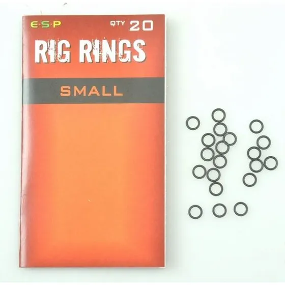 ESP Rig Rings - 20 stk. små runde ringe til karperigs