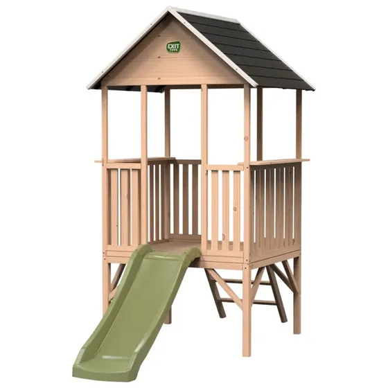 EXIT Panorama 300 trælegehus med rutsjebane