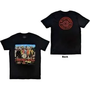 The Beatles Sgt Pepper Vintage T-shirt - Blå
