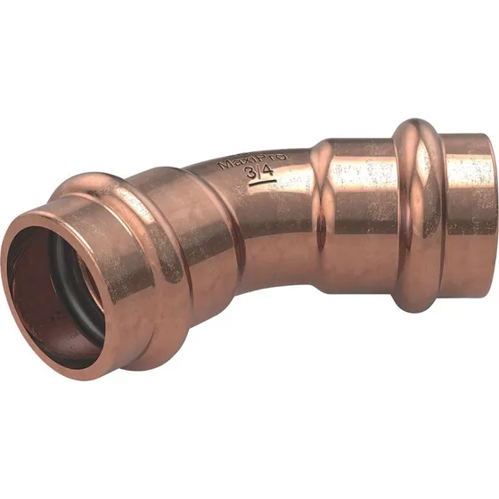 Conex B MaxiPro 45° bøjning 1/4'' kobberpress (3 stk.)