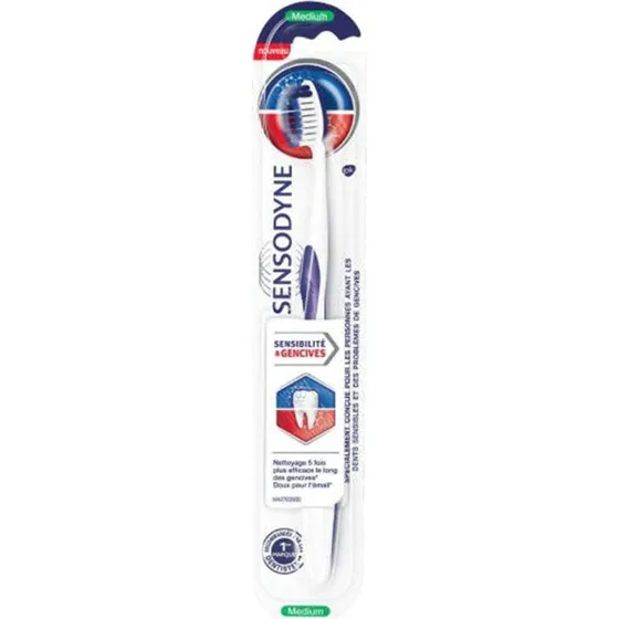 Sensodyne Tandbørste til følsomme tænder og tandkød, Medium