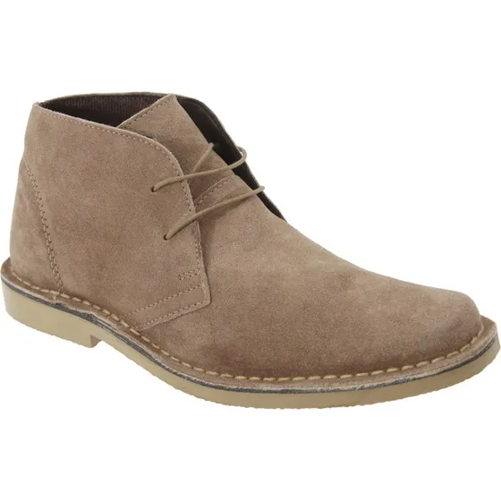 Roamers Klassiske Desert Boots i ægte ruskind til herre