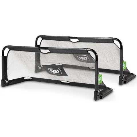 EXIT Panna fodboldmål 150x60 cm (sæt 2) - sort