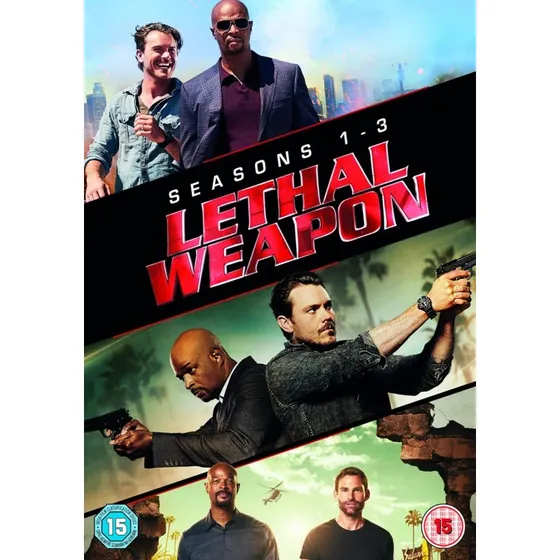 Lethal Weapon TV-serie Sæson 1-3 (11 DVD'er)