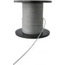 Stålwire 7x7 PVC-forhudet hvid 1-2mm, 110m rulle