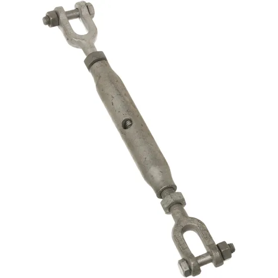 Vantskrue med dobbelt gafler 20mm varmgalvaniseret