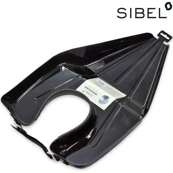 Sibel sort bærbar hårvask med ergonomisk kanal