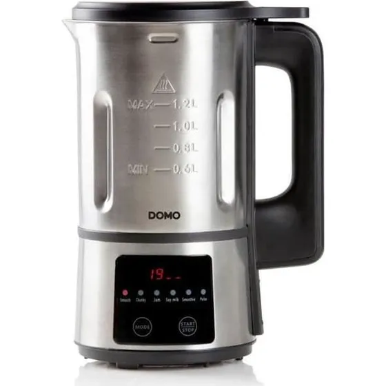 Domo Heat Blender - 6 programmer - rustfrit stål