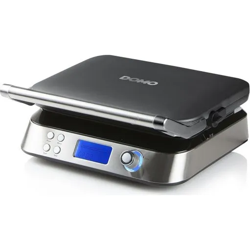 Domo DO9219W Vaffeljern 1600W - 2 firkantede vafler i rustfrit stål
