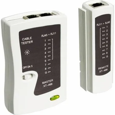LAN netværkstester til RJ11, RJ12 og RJ45