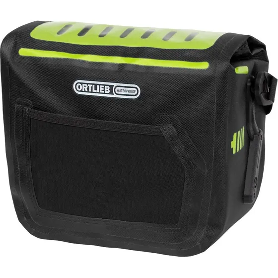 ORTLIEB E‑Glow 7L styretaske – sort
