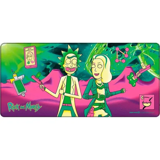 Rick and Morty Space Beth Adventure XL Musemåtte
