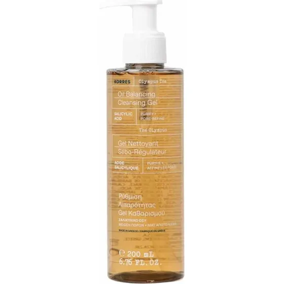 Korres Olympus talgregulerende rensegel 200 ml