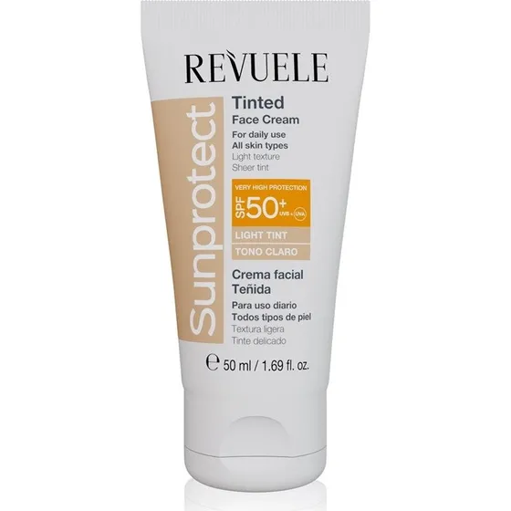 Revuele Sunprotect Tonet Beskyttende Creme SPF 50+ Lys, 50 ml