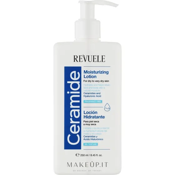 Revuele Ceramid Fugtgivende Mælkelotion til Krop og Ansigt 250 ml