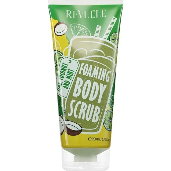 Revuele Lime, Kokos og Mynte Kropsscrub 200 ml