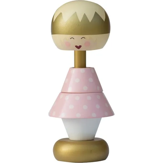 Kids by Friis Aktivitetsrangle Prinsesse, træ (14x6x6 cm)