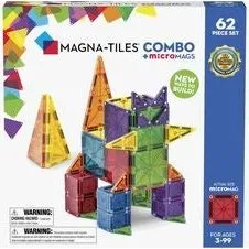 MAGNA-TILES microMAGS Combo 62 stk