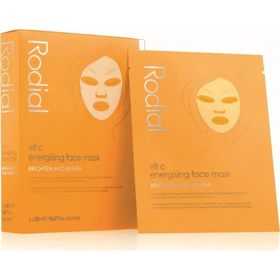 Rodial Vitamin C Energising Sheet Mask, 4 stk.