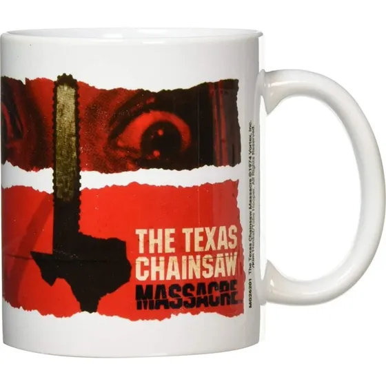 The Texas Chainsaw Massacre Krus med avispapir-design