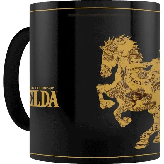 The Legend of Zelda Heat Changing Mug - Map Design