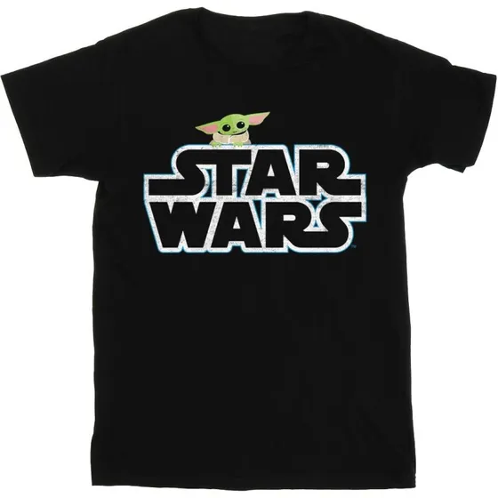 Star Wars The Mandalorian The Child Logo T-shirt til piger