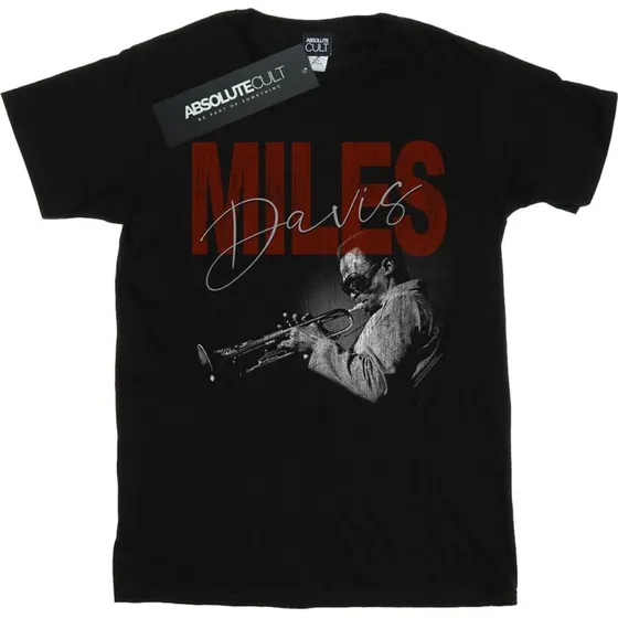 Miles Davis Distressed Photo T-shirt i 100% bomuld