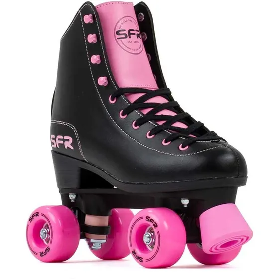 SFR Figure Side-by-side Rulleskøjter - Sort/Pink - Str. 38