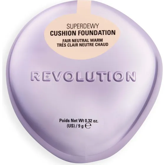 Revolution Beauty London Superdewy Cushion Foundation - Fair Neutral Warm