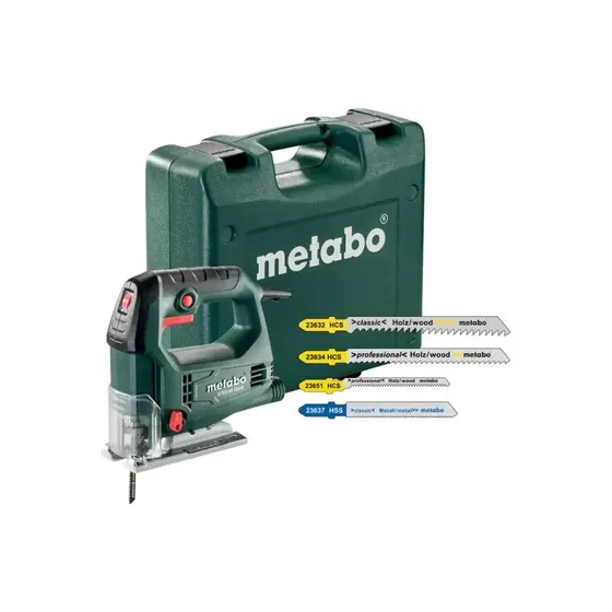 Metabo STEB 65 Quick Set stiksav 450 W m/kuffert & 20 klinger