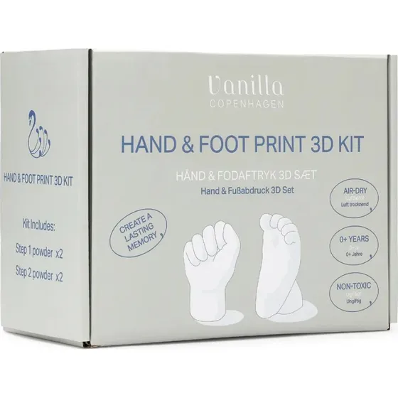 Vanilla Copenhagen 3D hånd- og fodaftryk sæt